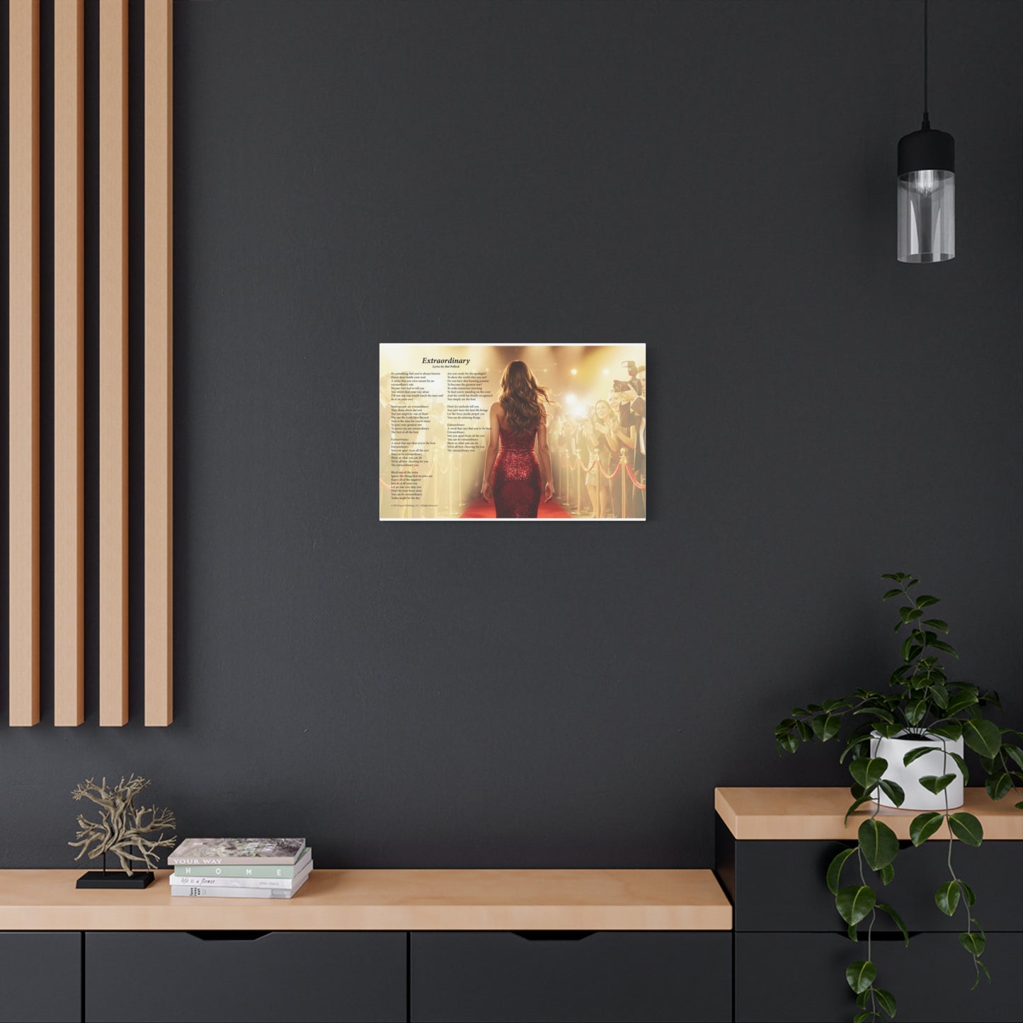 Extraordinary — Lyric Art Print (Canvas)