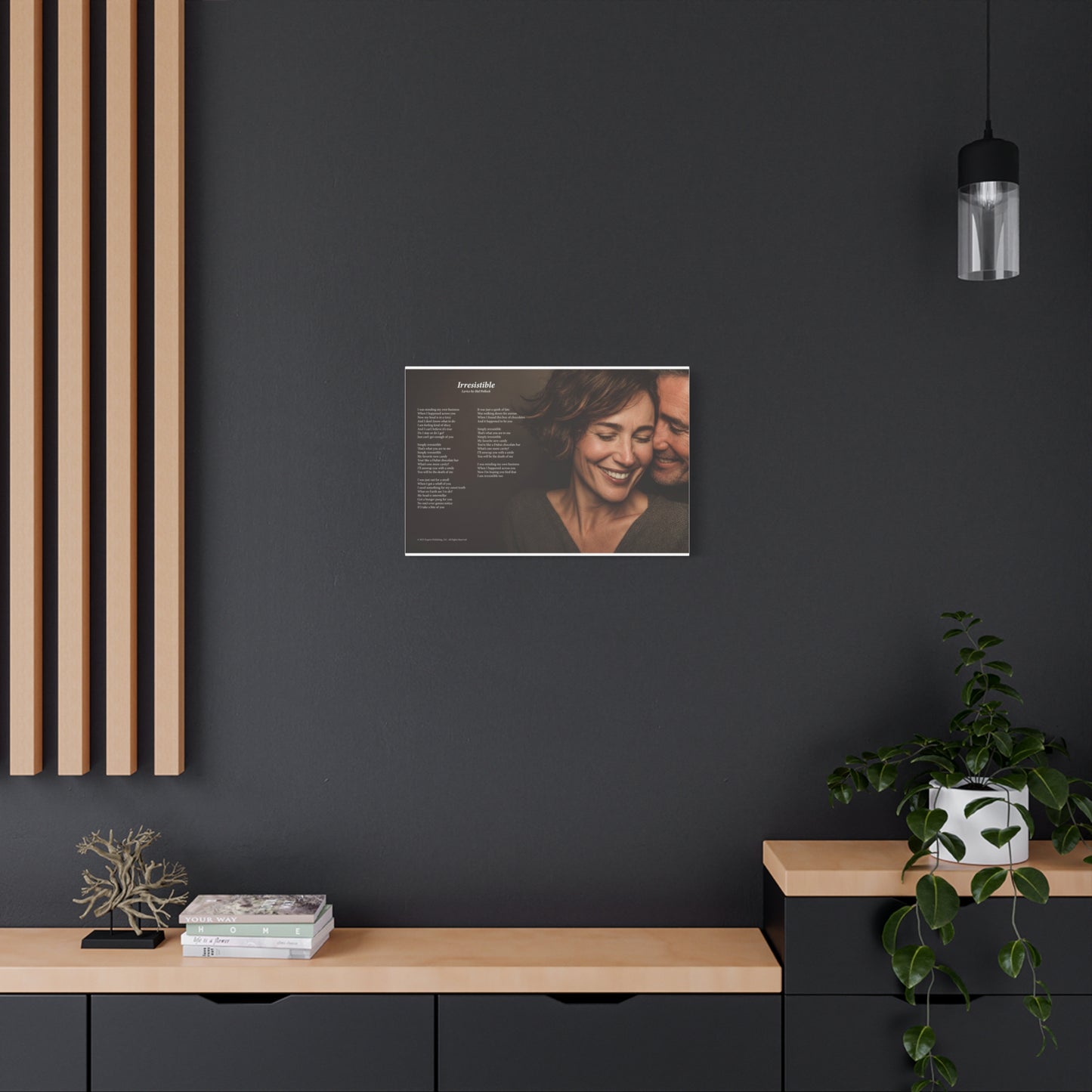 Irresistible — Lyric Art Print (Canvas)