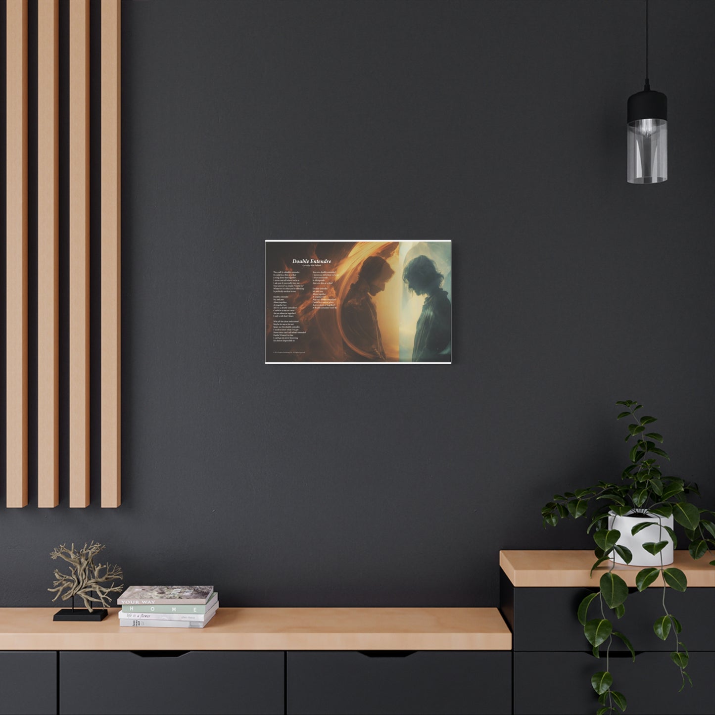 Double Entendre — Lyric Art Print (Canvas)