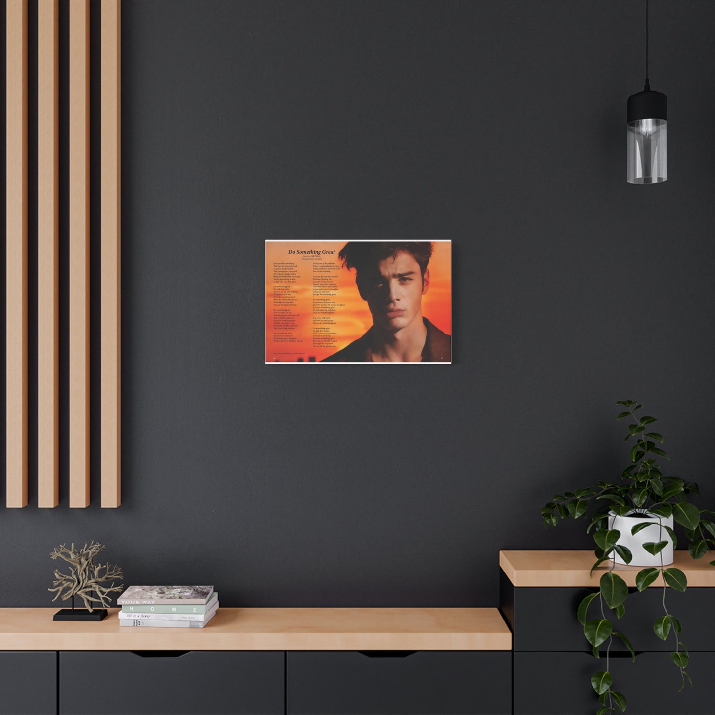 Do Something Great — Lyric Art Print (Canvas)