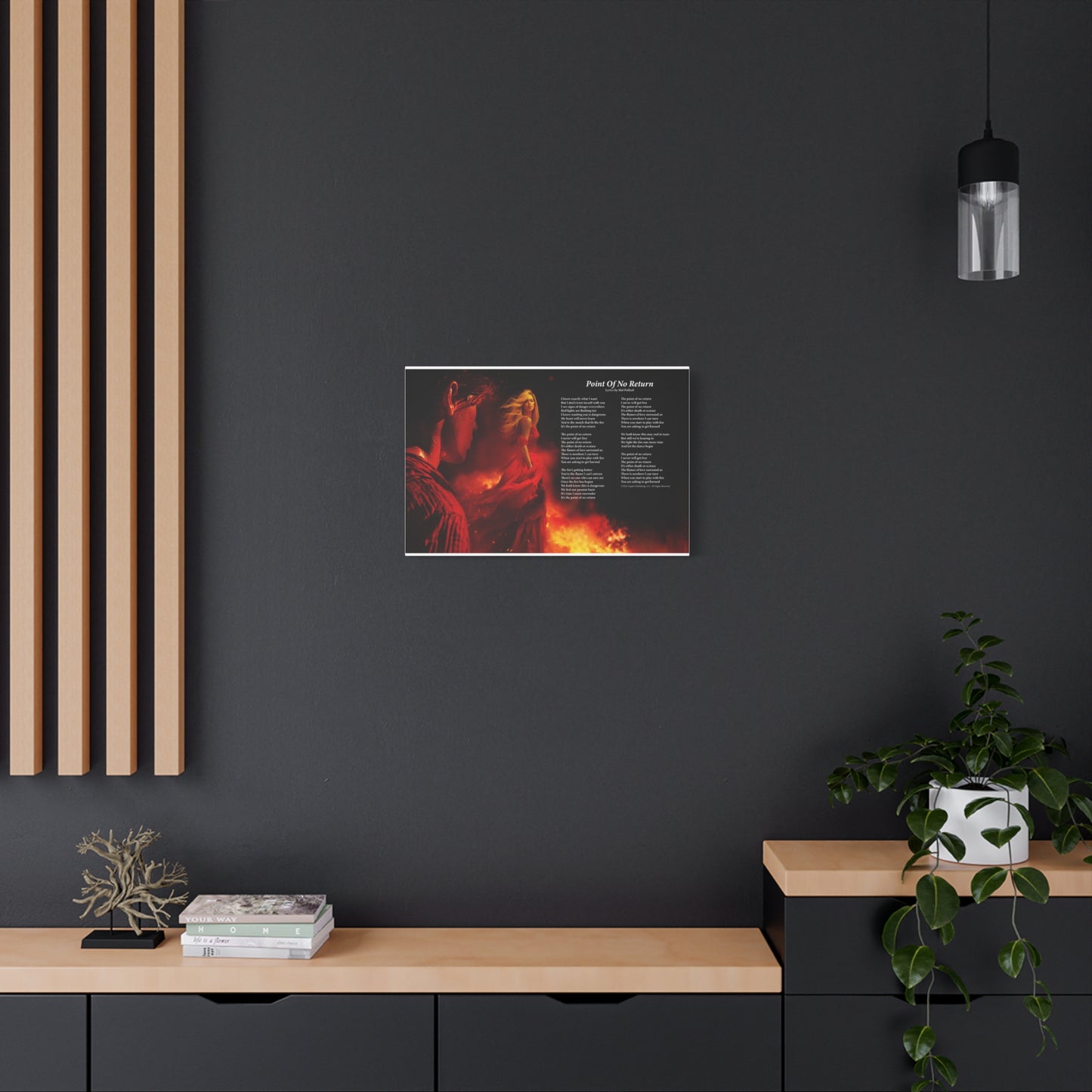 Point Of No Return — Lyric Art Print (Canvas)