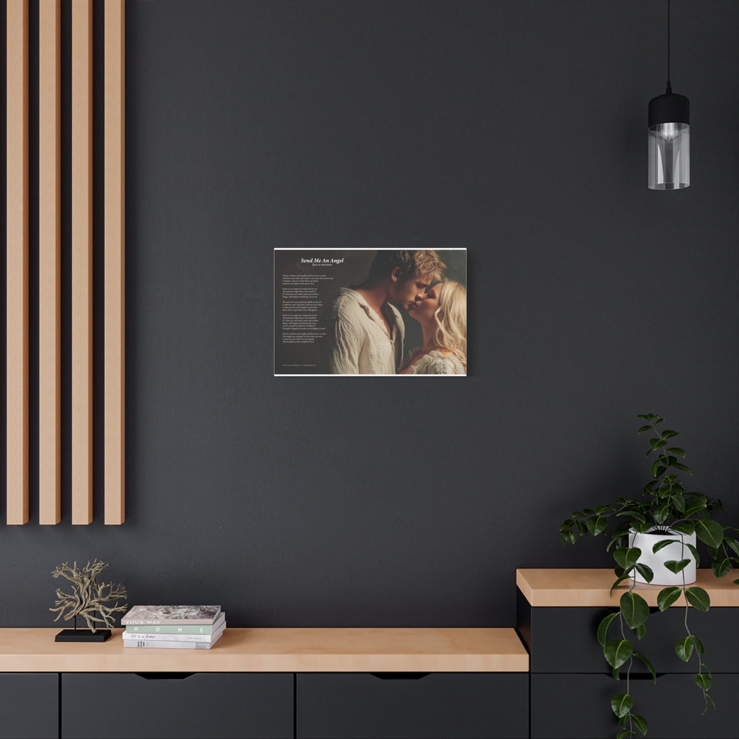 Send Me An Angel — Lyric Art Print (Canvas)
