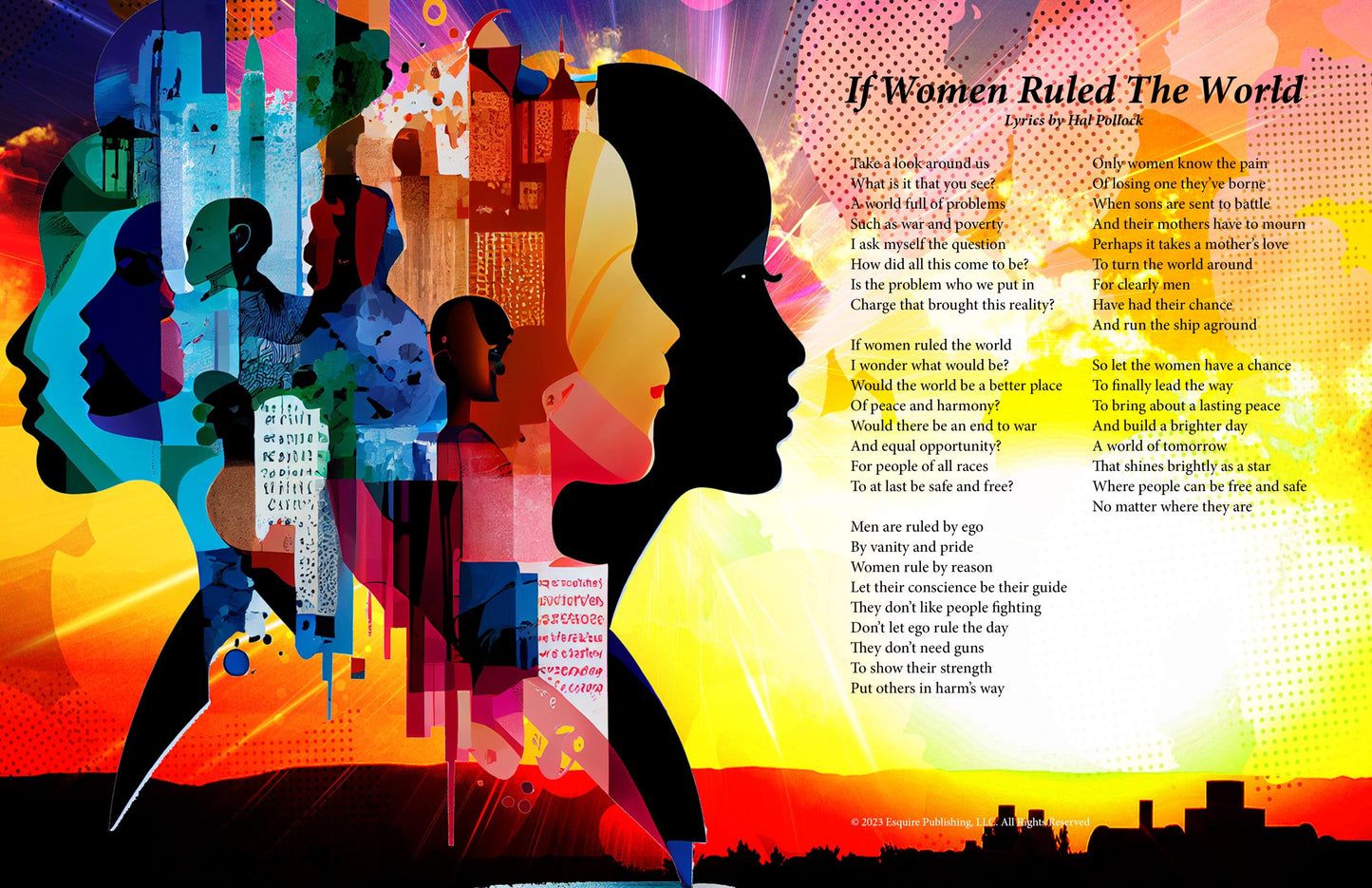 If Women Ruled The World - Lyric Art Print