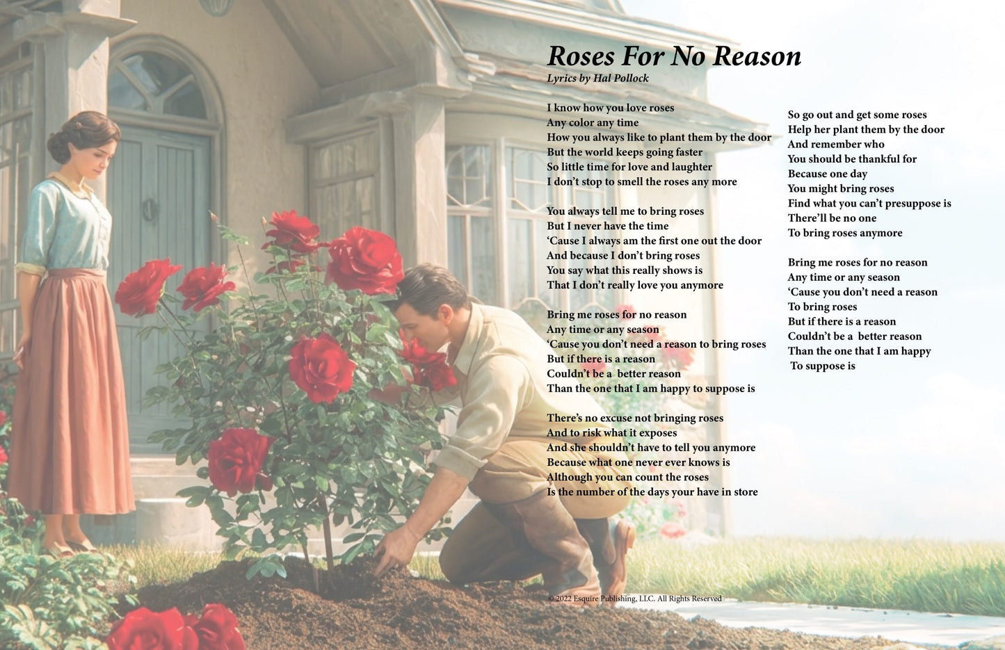 Roses For No Reason - E-Card