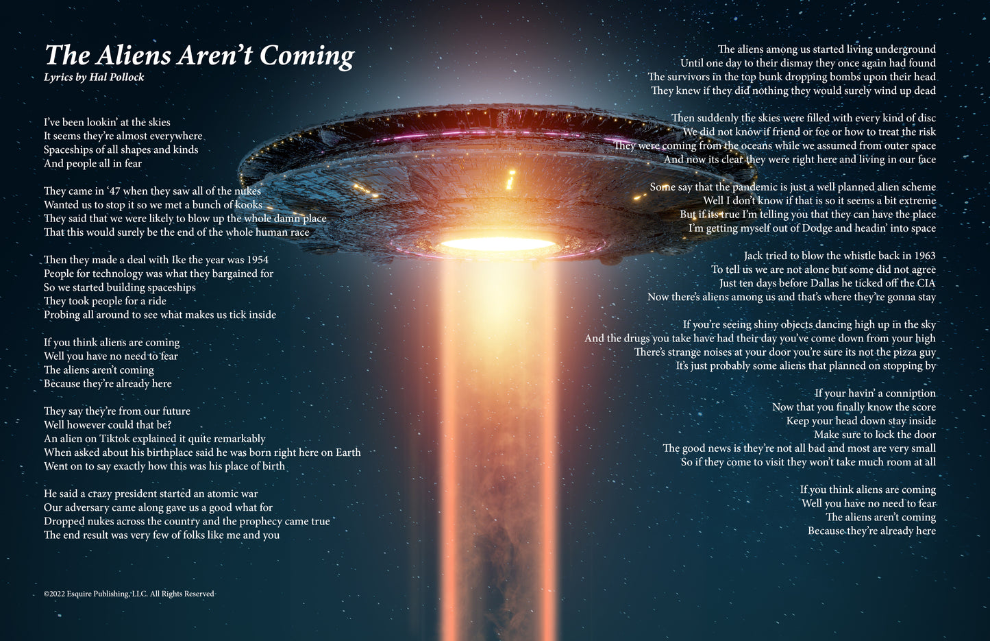 The Aliens Aren't Coming - E-Card