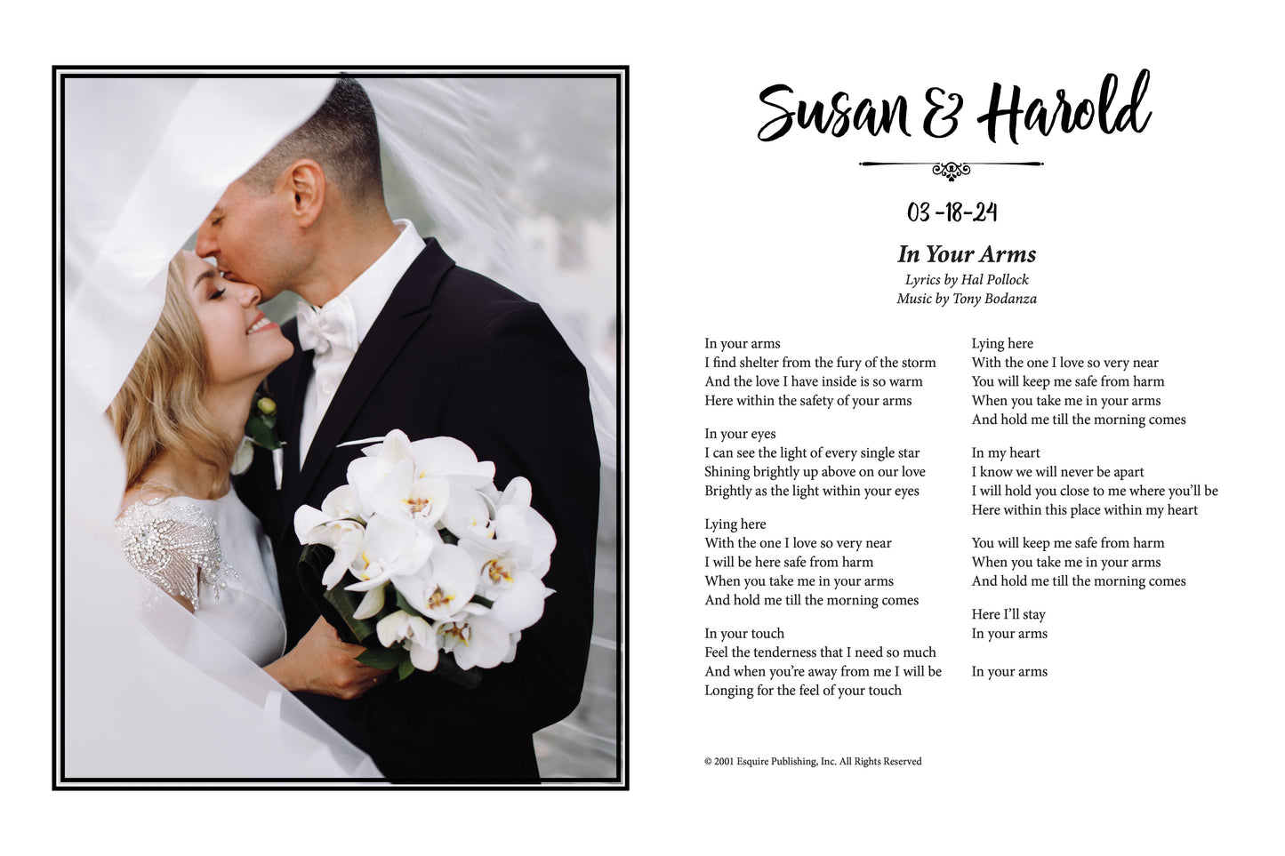 Copy of YOUR PHOTO SONG LYRICS PRINT