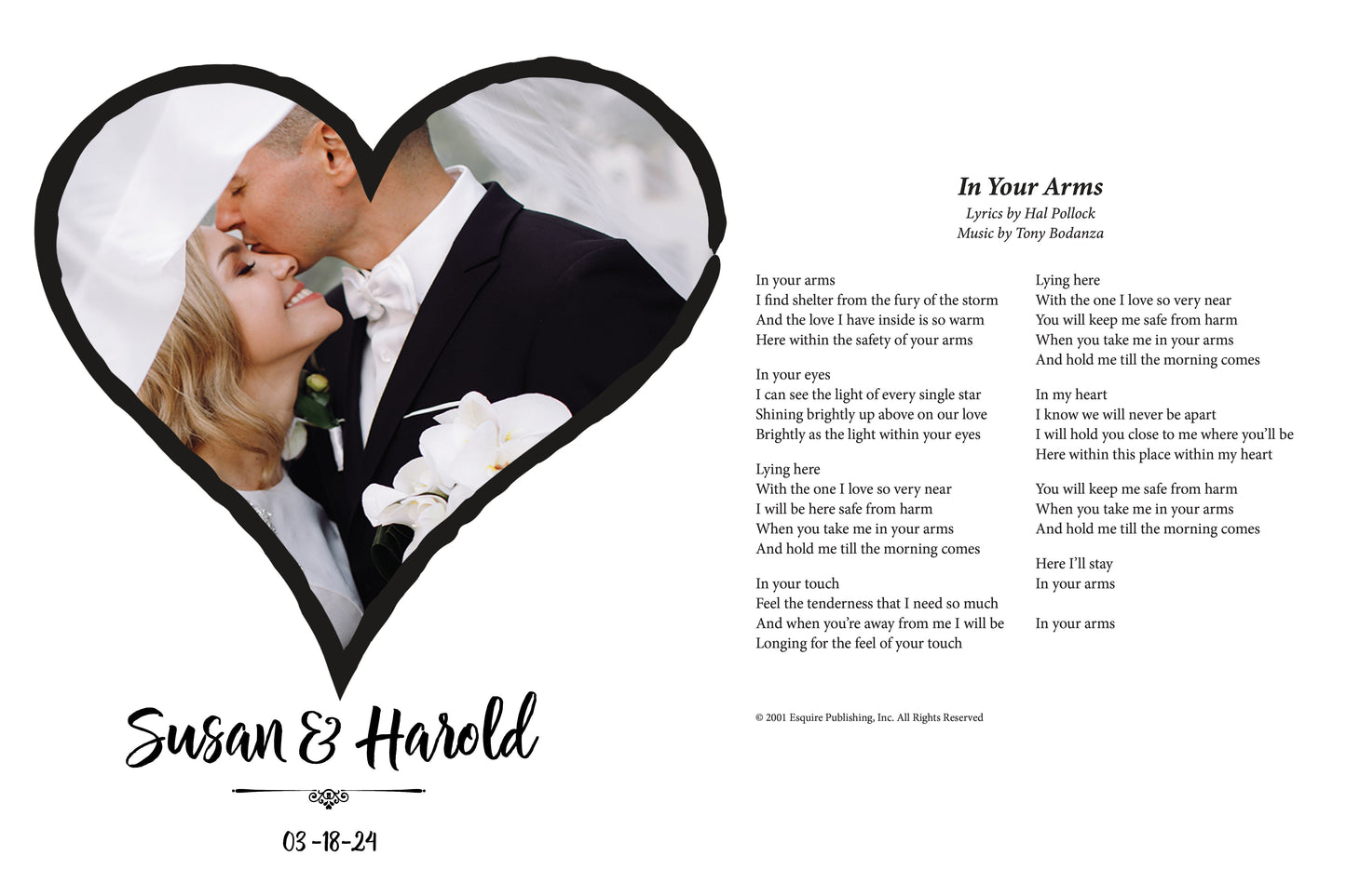 Copy of YOUR PHOTO SONG LYRICS PRINT