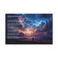 All The Stars In Heaven — Lyric Art Print (Canvas)