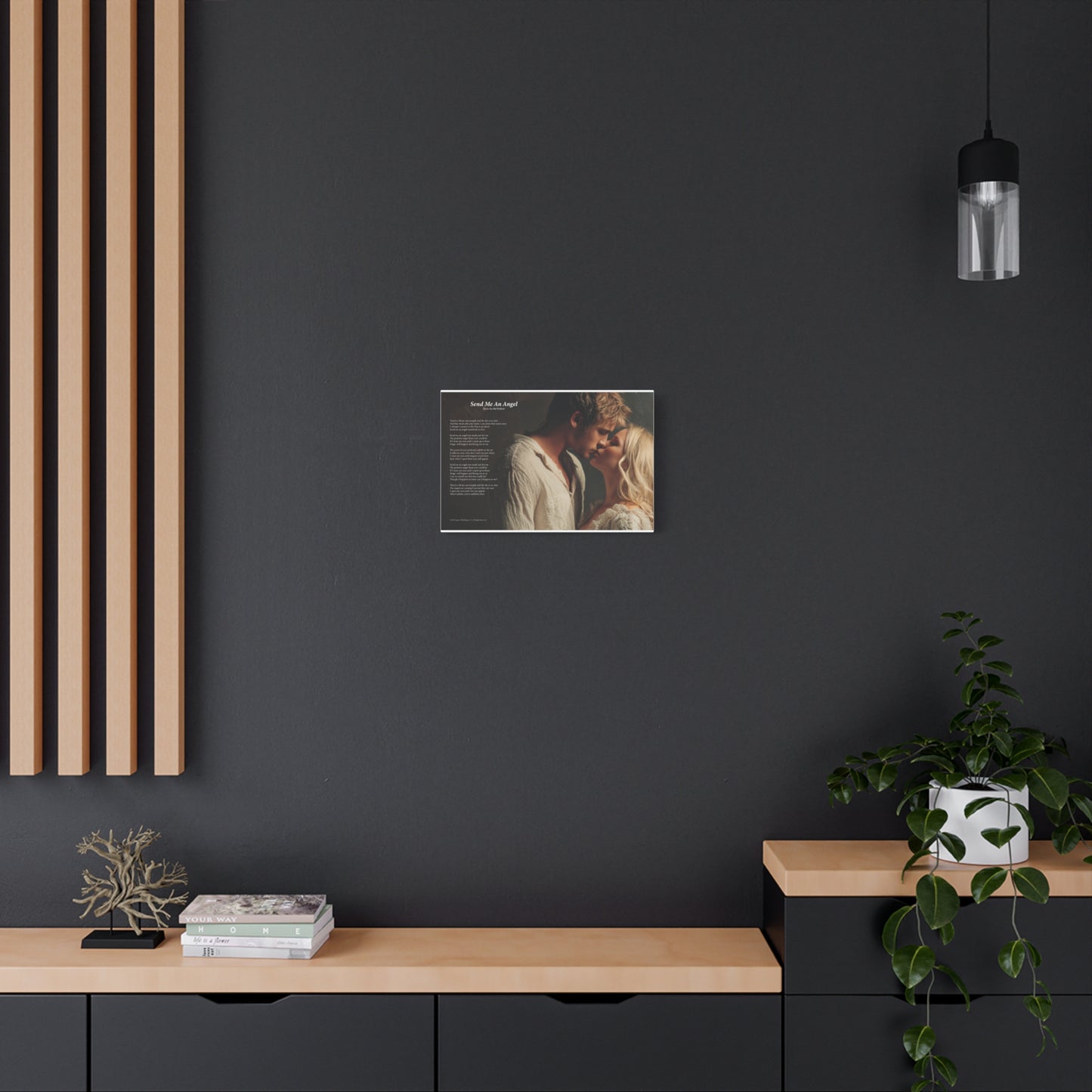 Send Me An Angel — Lyric Art Print (Canvas)
