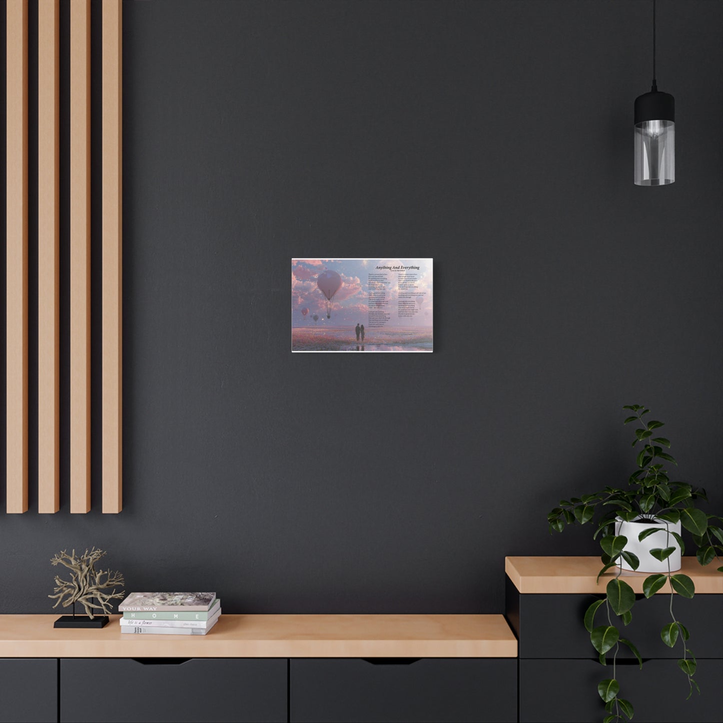 Anything And Everything — Lyric Art Print (Canvas)