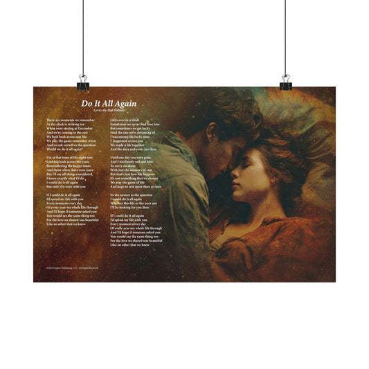 Do It All Again — Lyric Art Print (Matte Paper)