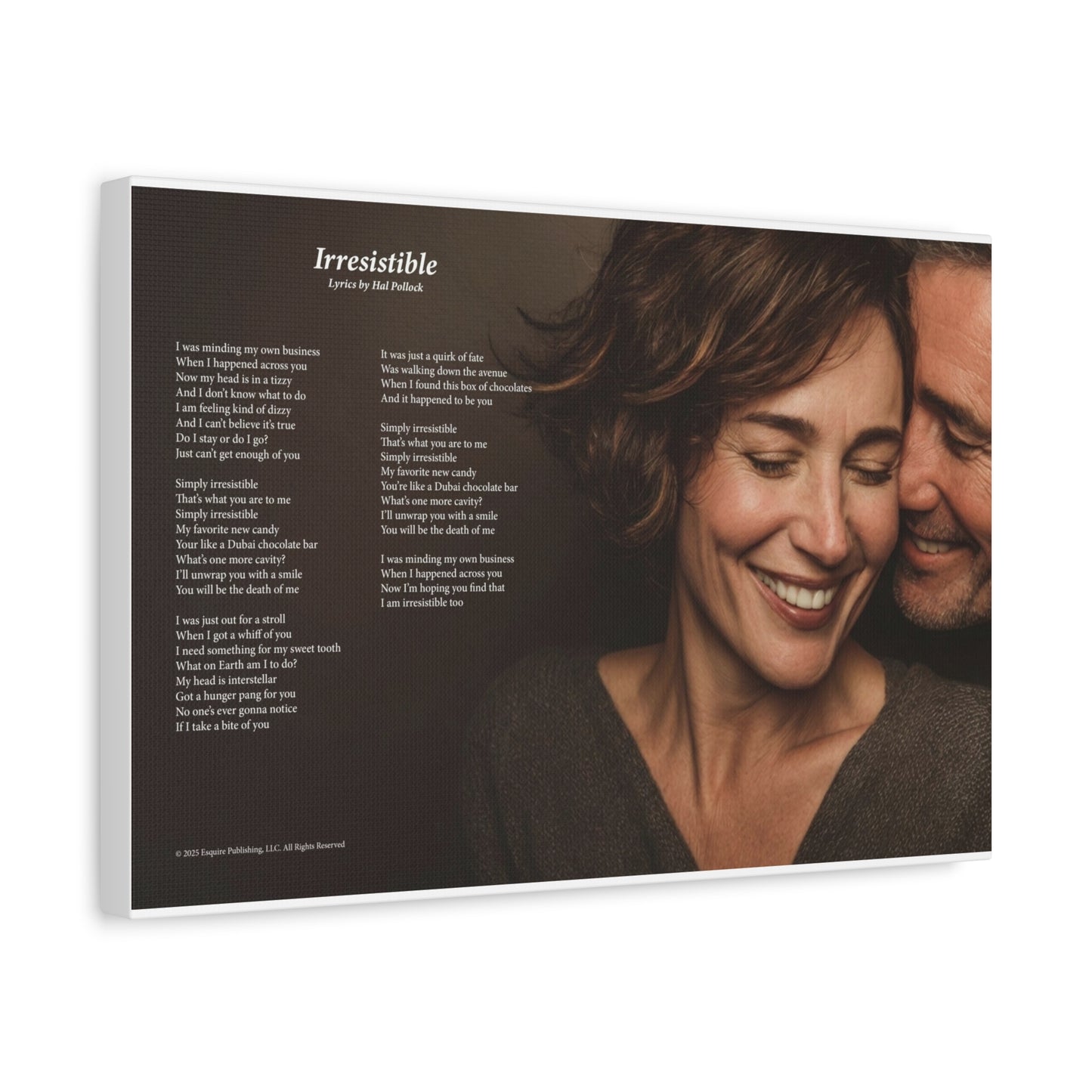 Irresistible — Lyric Art Print (Canvas)