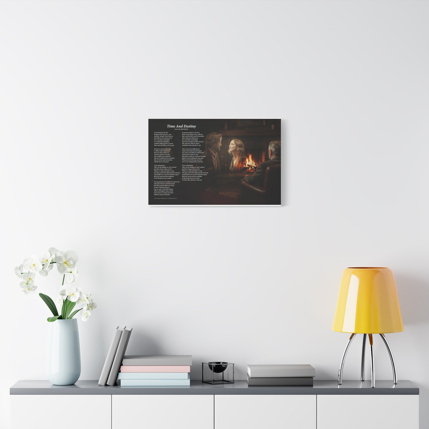 Time And Destiny — Lyric Art Print (Canvas)