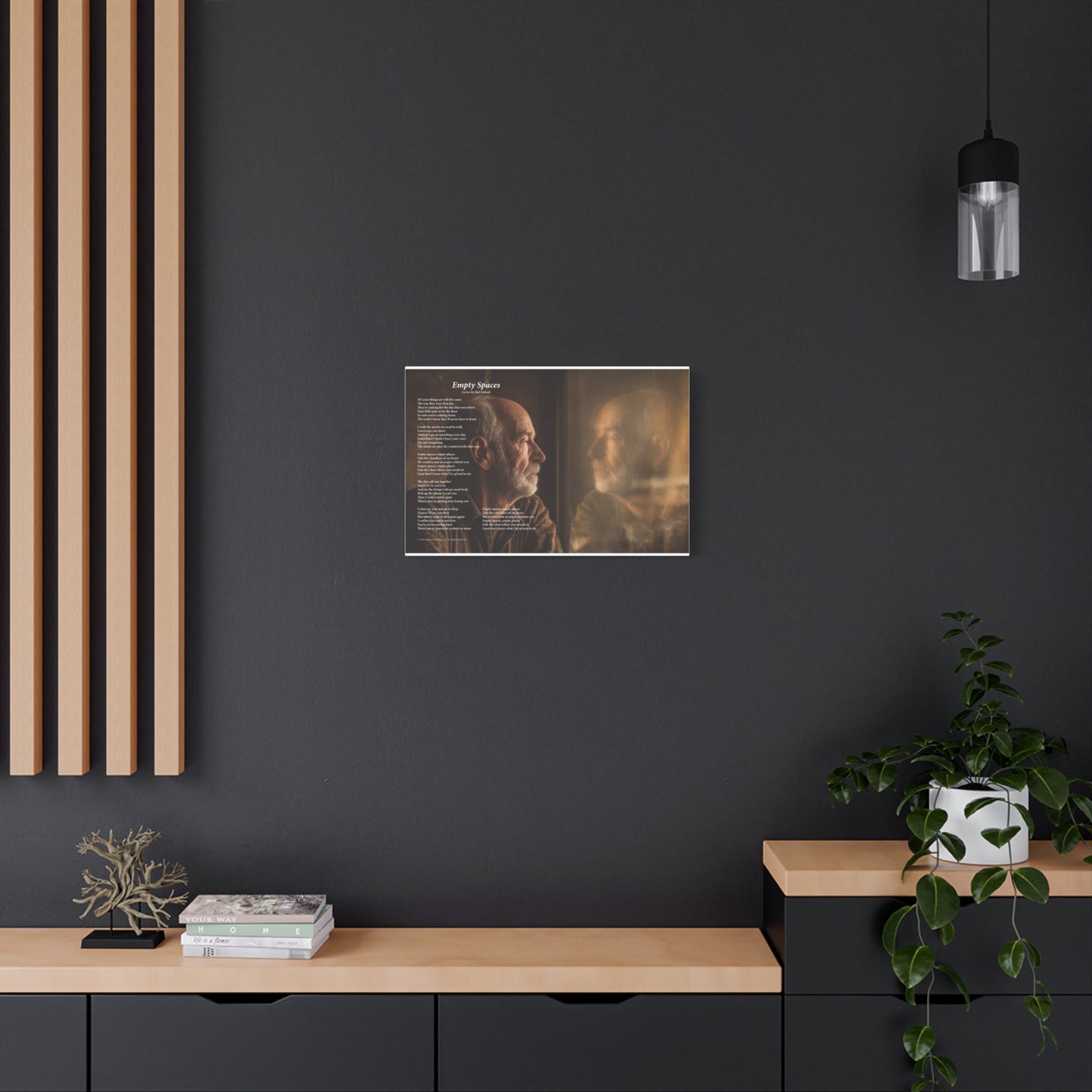 Empty Spaces — Lyric Art Print (Canvas)