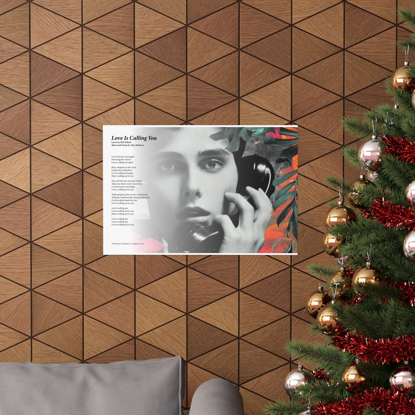 Love Is Calling You — Lyric Art Print (Matte Paper)