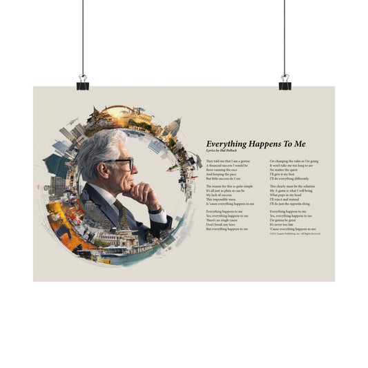 Everything Happens To Me — Lyric Art Print (Matte Paper)