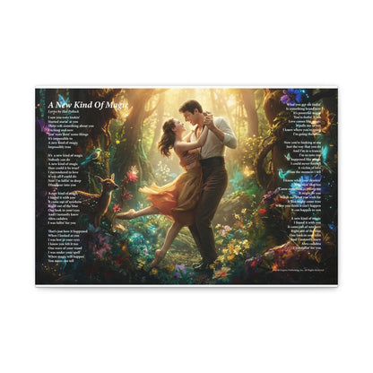 A New Kind Of Magic — Lyric Art Print (Canvas)