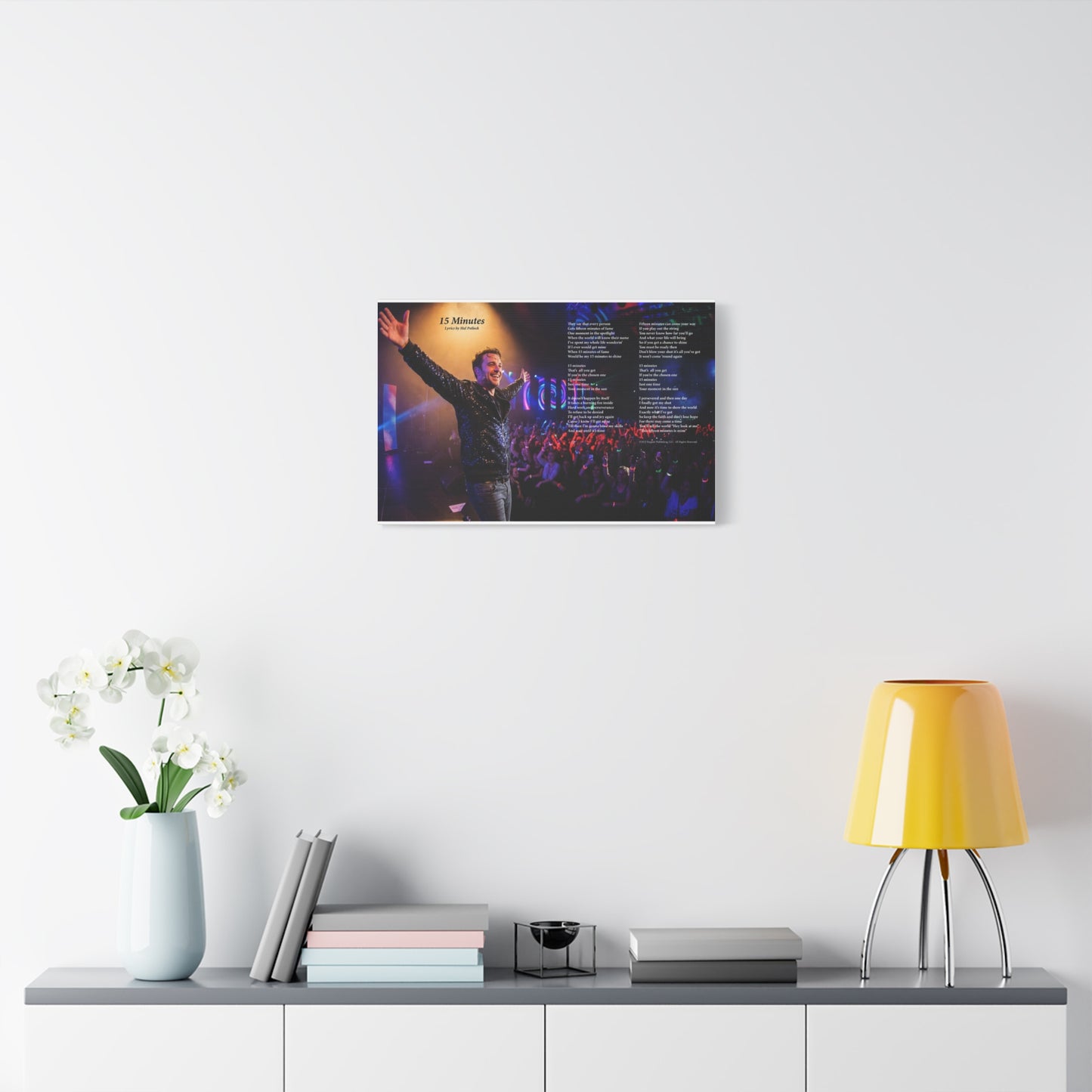 15 Minutes — Lyric Art Print (Canvas)