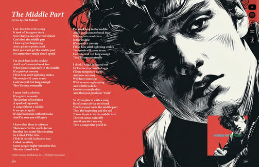 The Middle Part - Lyric Art Print