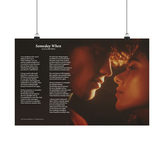 Someday When — Lyric Art Print (Matte Paper)