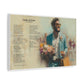 Lucky At Love — Lyric Art Print (Canvas)