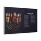 Chanukah Lights — Lyric Art Print (Canvas)
