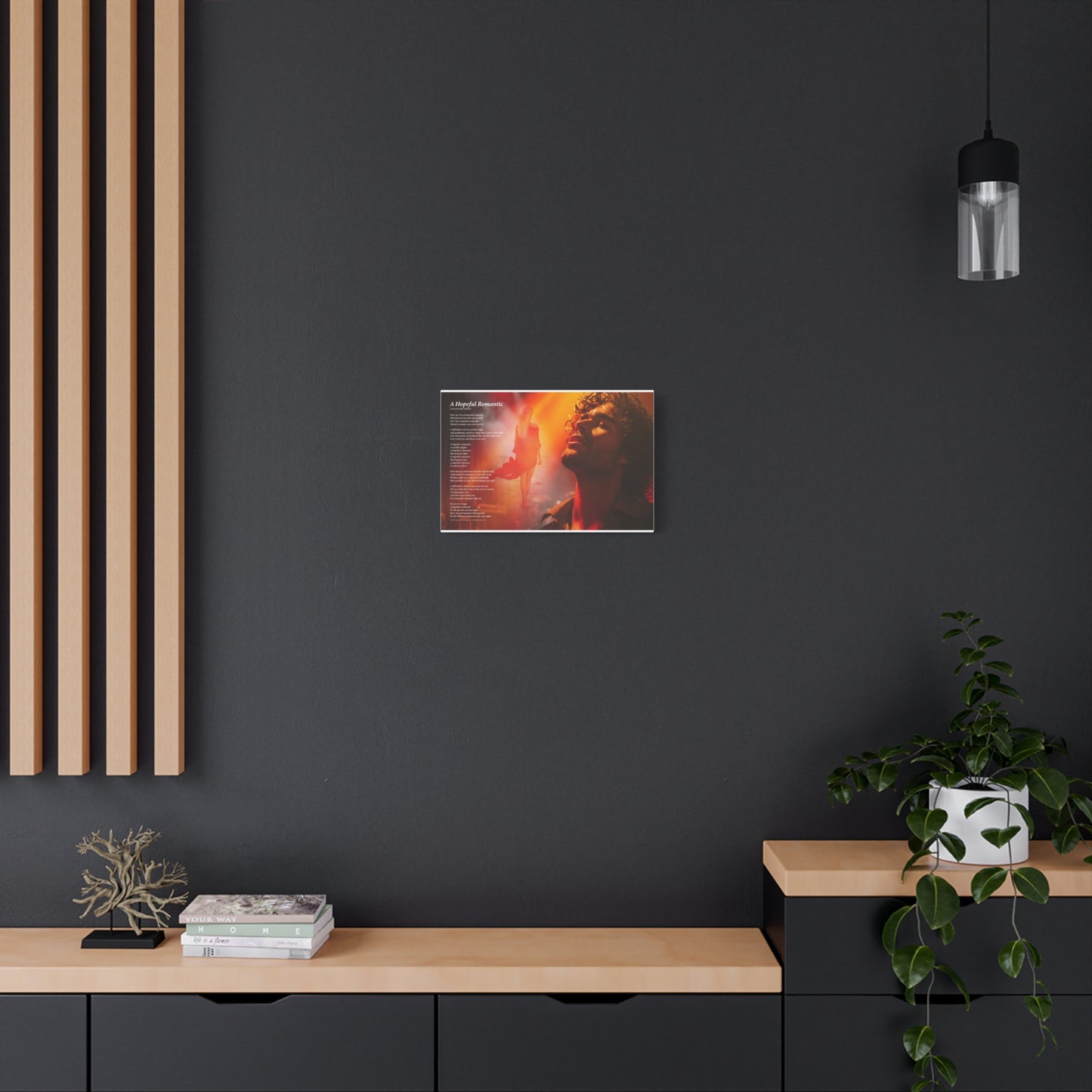 A Hopeful Romantic — Lyric Art Print (Canvas)