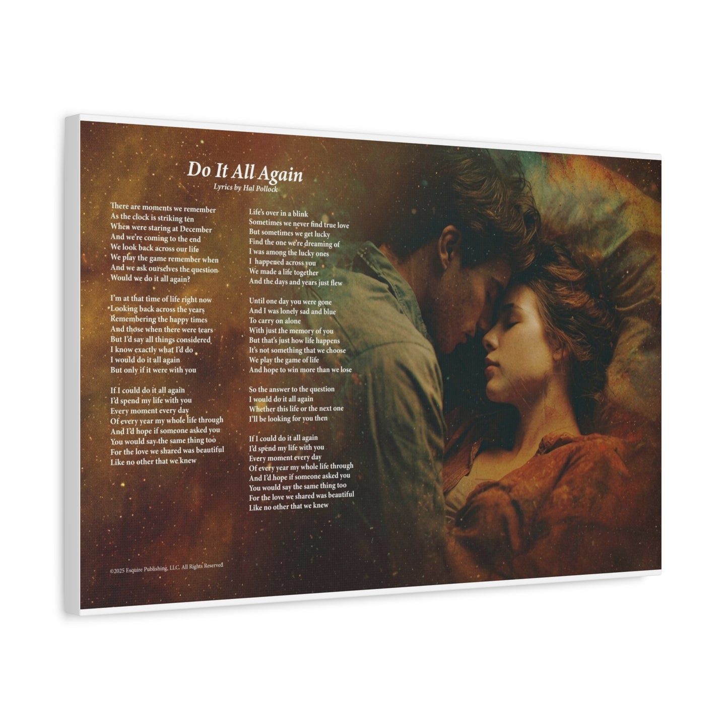 Do It All Again — Lyric Art Print (Canvas)