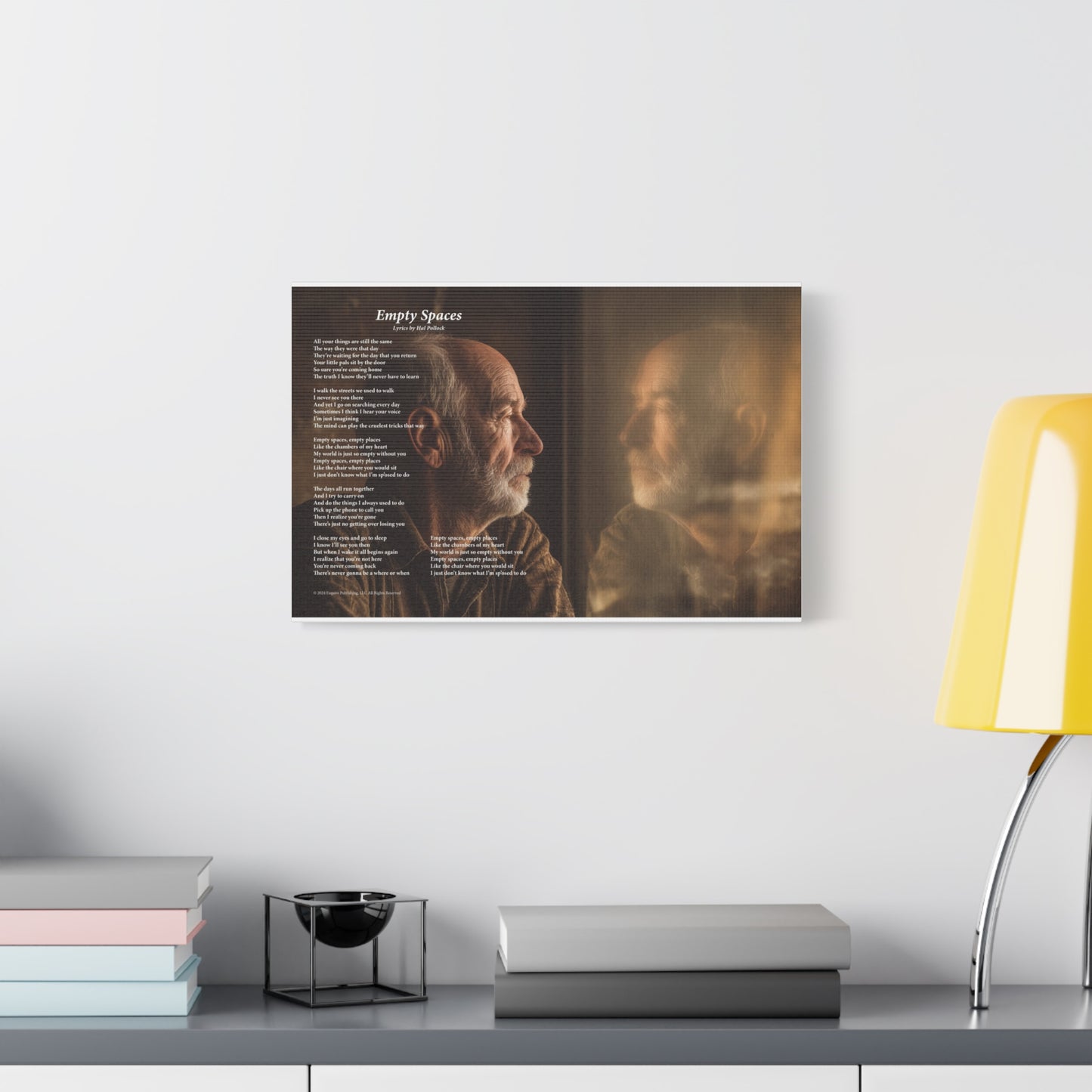 Empty Spaces — Lyric Art Print (Canvas)