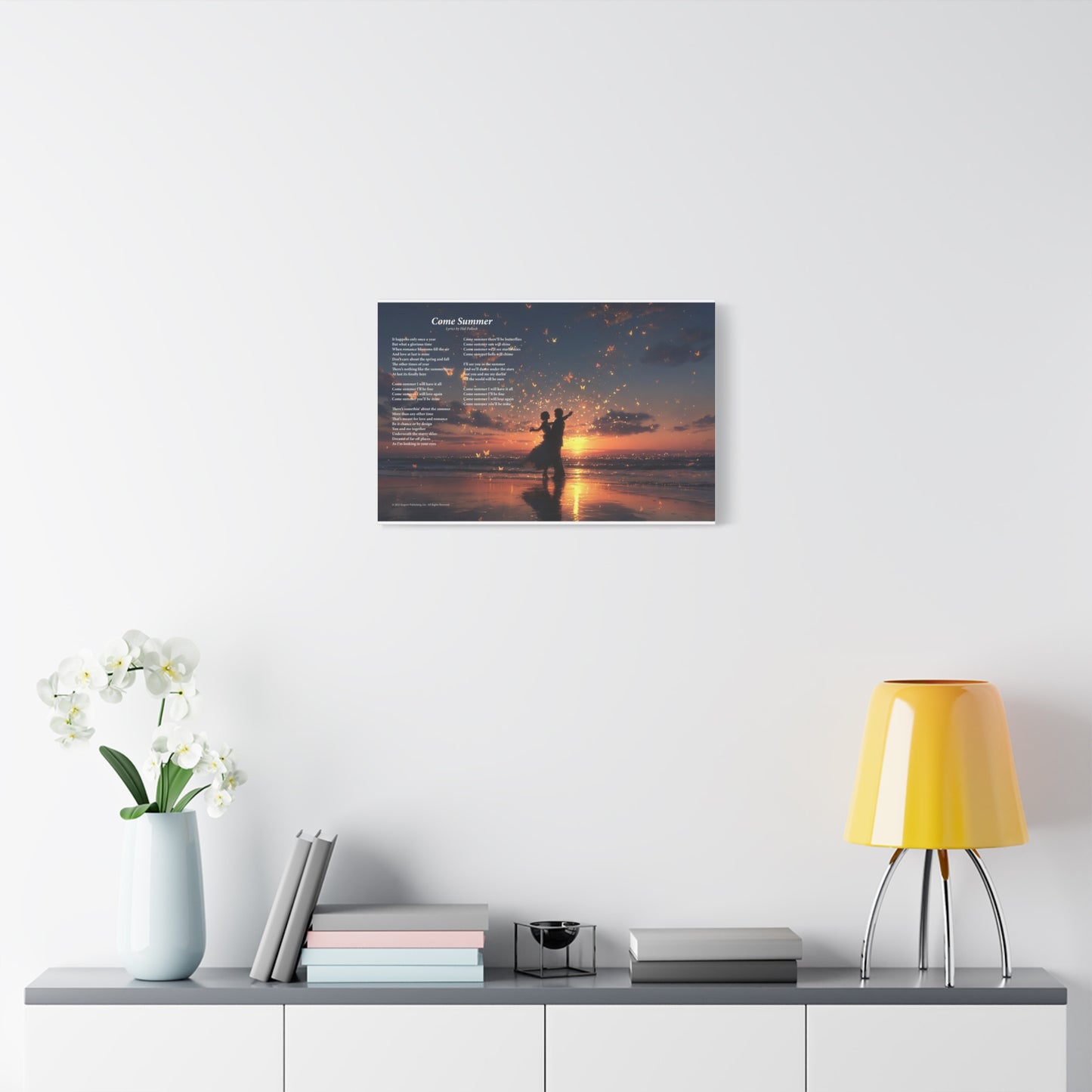Come Summer — Lyric Art Print (Canvas)