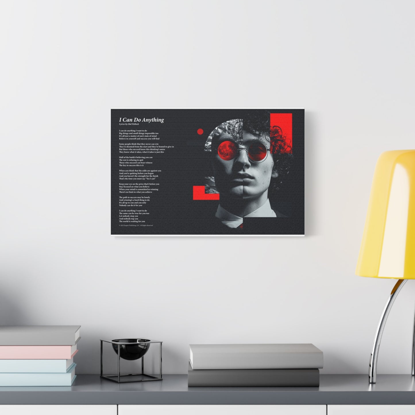 I Can Do Anything — Lyric Art Print (Canvas)