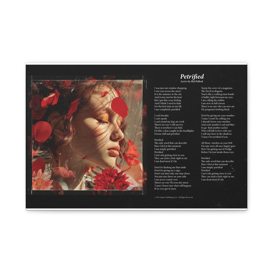 Petrified — Lyric Art Print (Canvas)