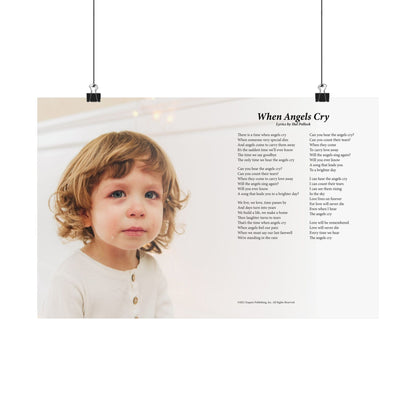 When Angels Cry — Lyric Art Print (Matte Paper)