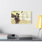 Memory Lane — Lyric Art Print (Canvas)