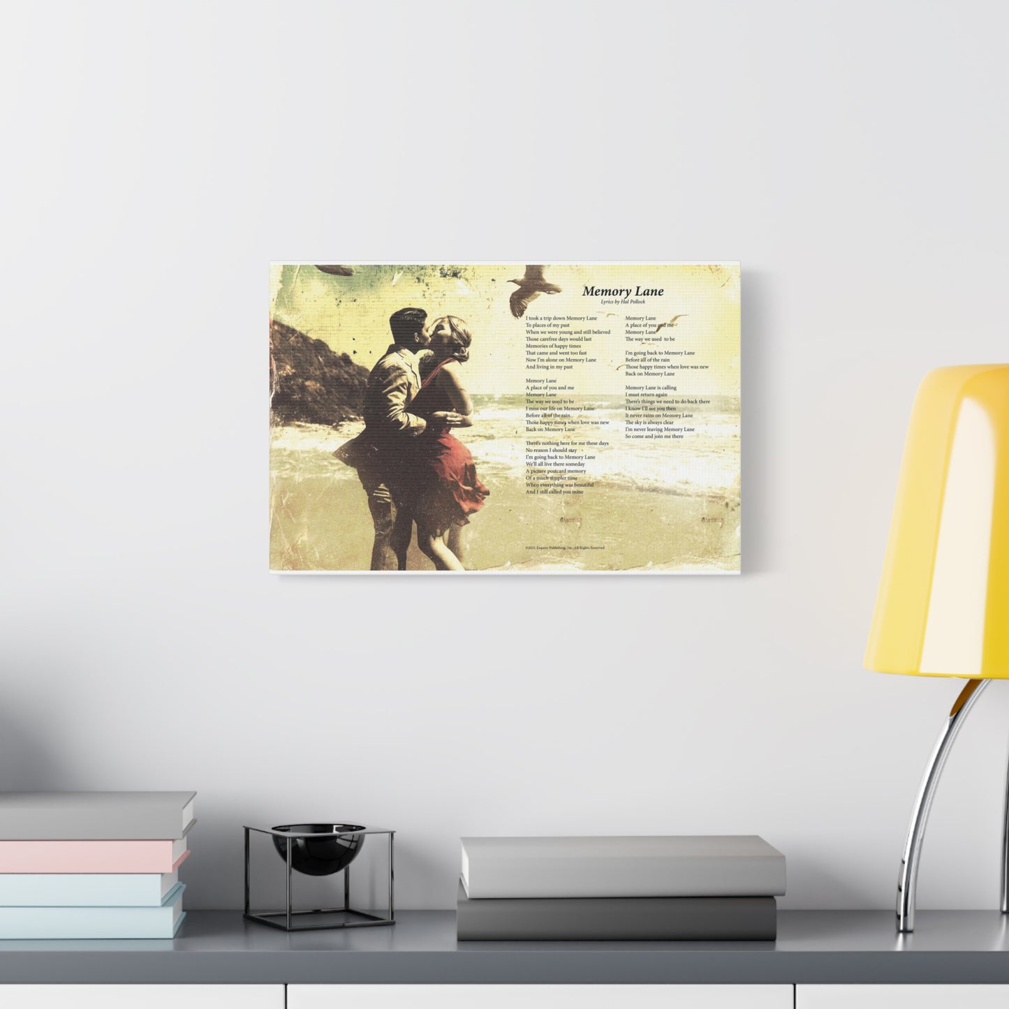 Memory Lane — Lyric Art Print (Canvas)