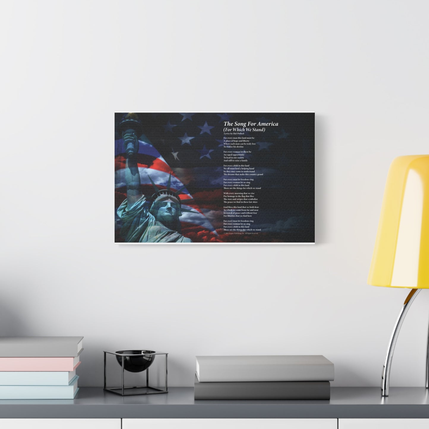 For Which We Stand — Lyric Art Print (Canvas)