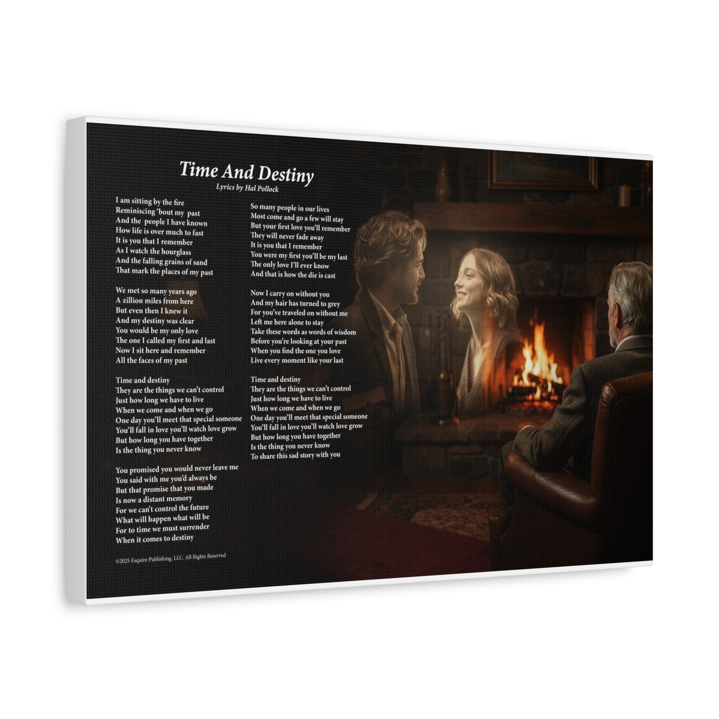 Time And Destiny — Lyric Art Print (Canvas)
