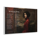 The Girl In The Painting — Lyric Art Print (Canvas)