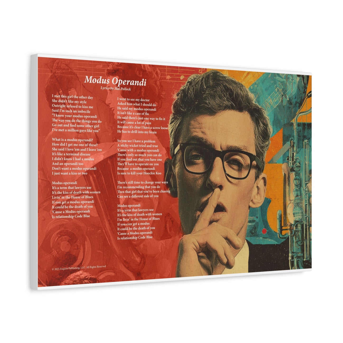 Modus Operandi — Lyric Art Print (Canvas)