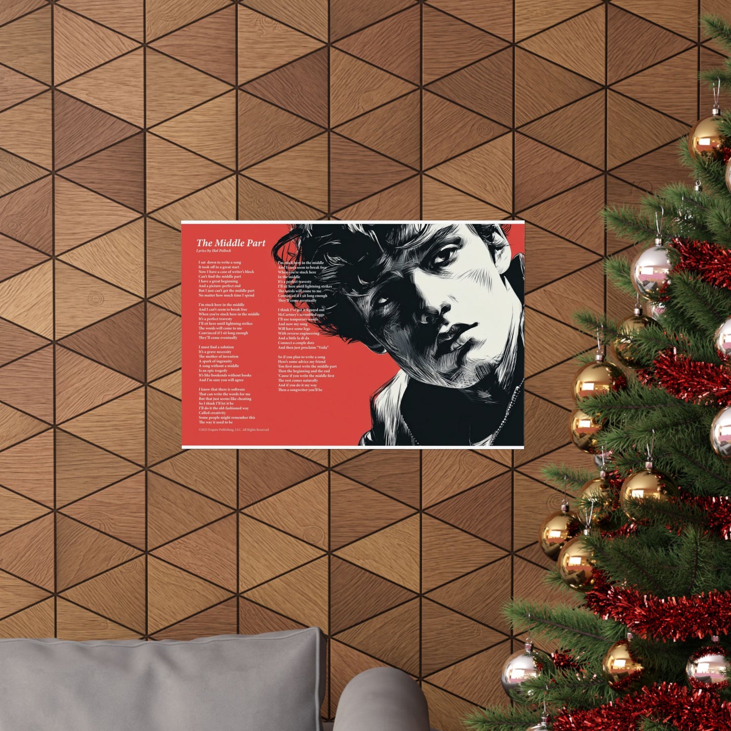 The Middle Part — Lyric Art Print (Matte Paper)