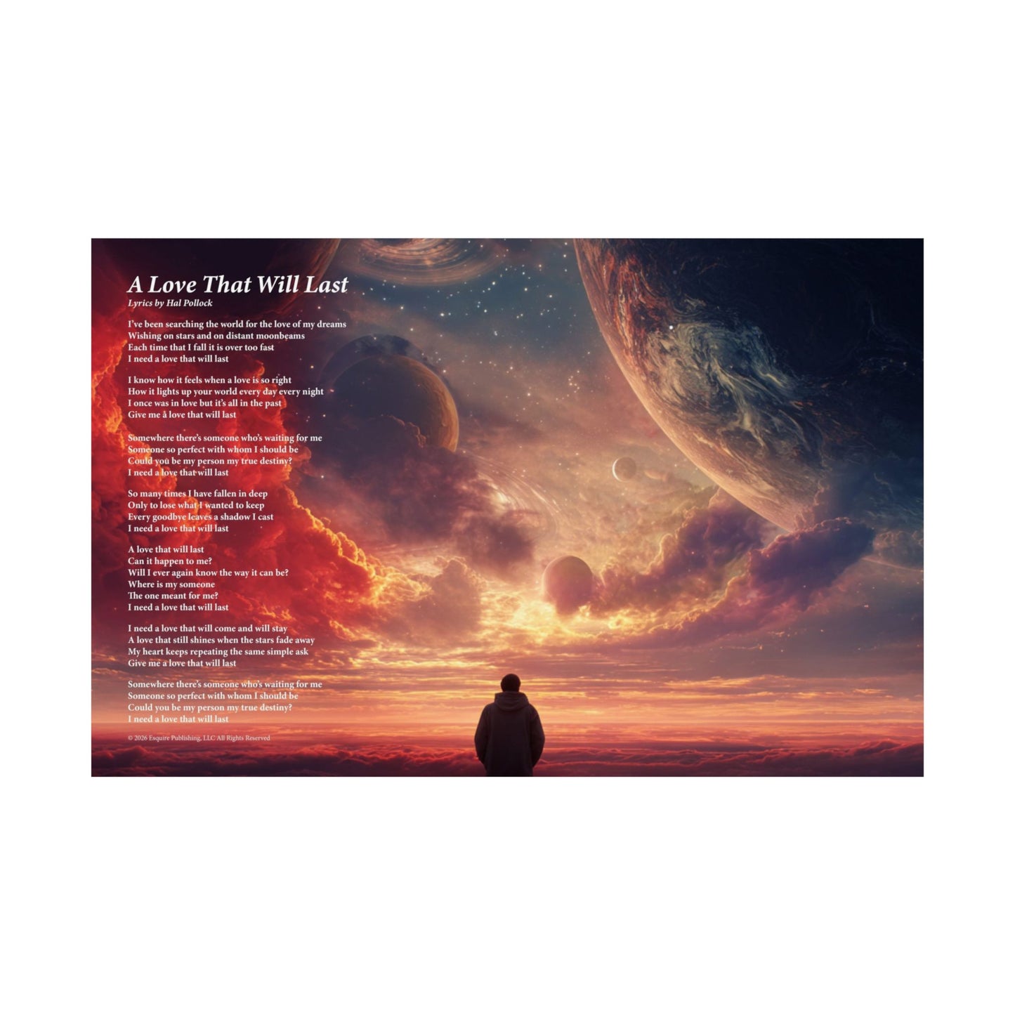 A Love That Will Last — Lyric Art Print (Matte Paper)