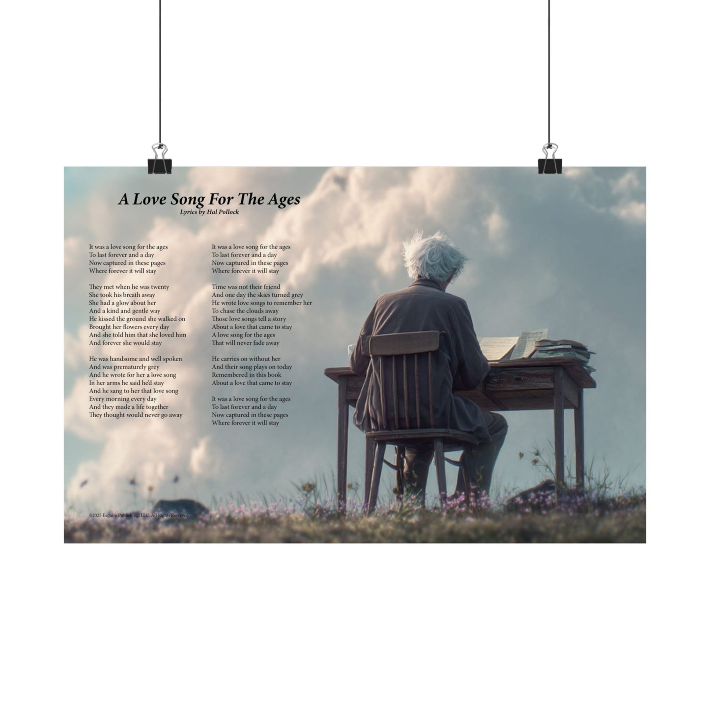 A Love Song For The Ages — Lyric Art Print (Matte Paper)