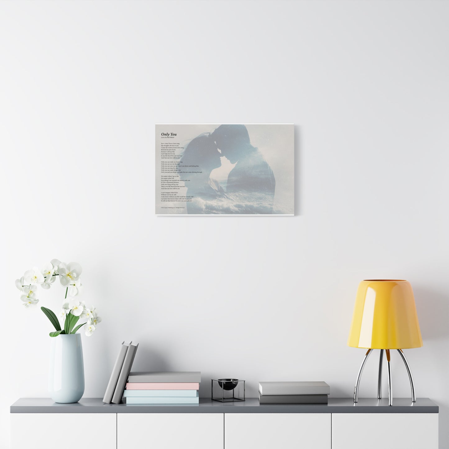 Only You — Lyric Art Print (Canvas)