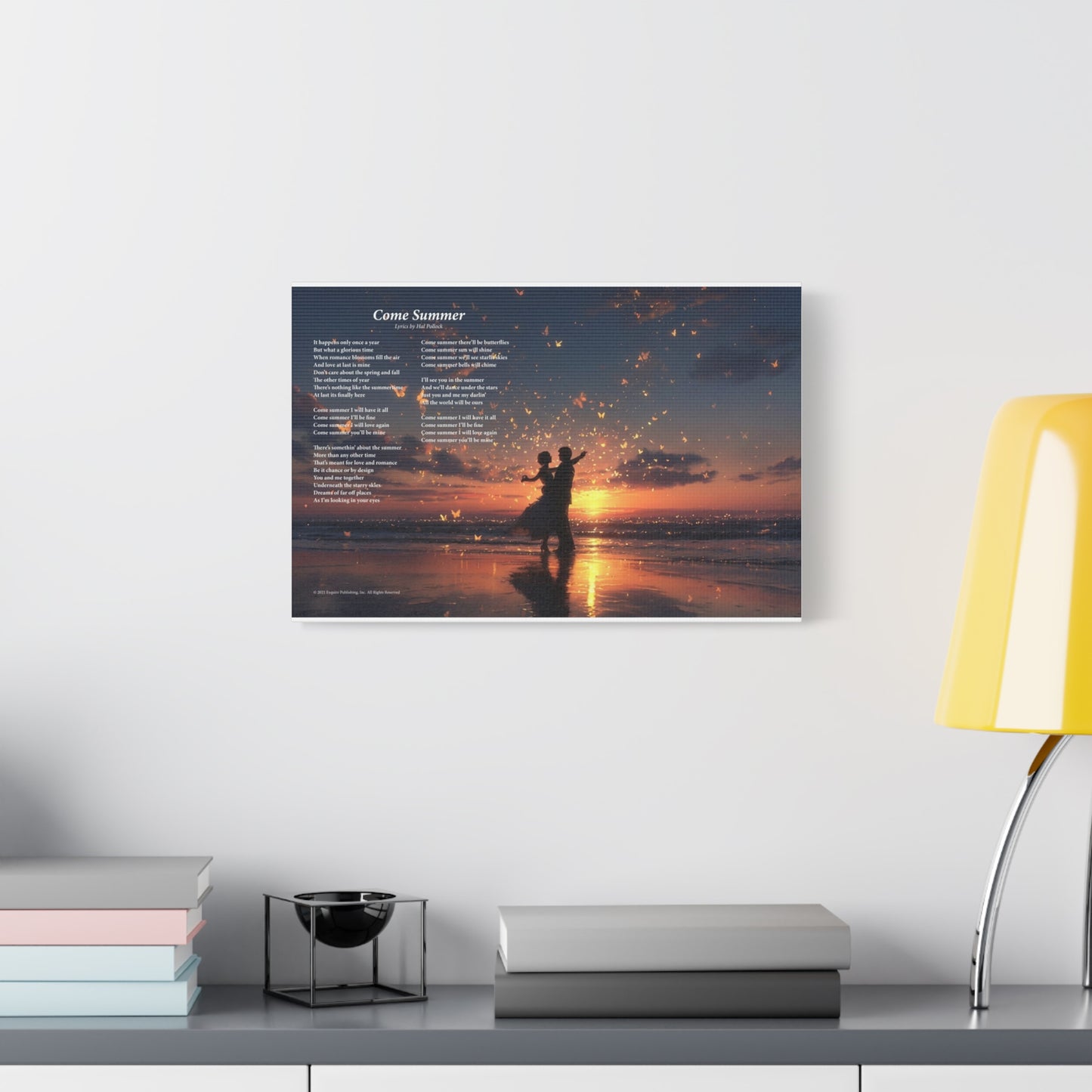 Come Summer — Lyric Art Print (Canvas)