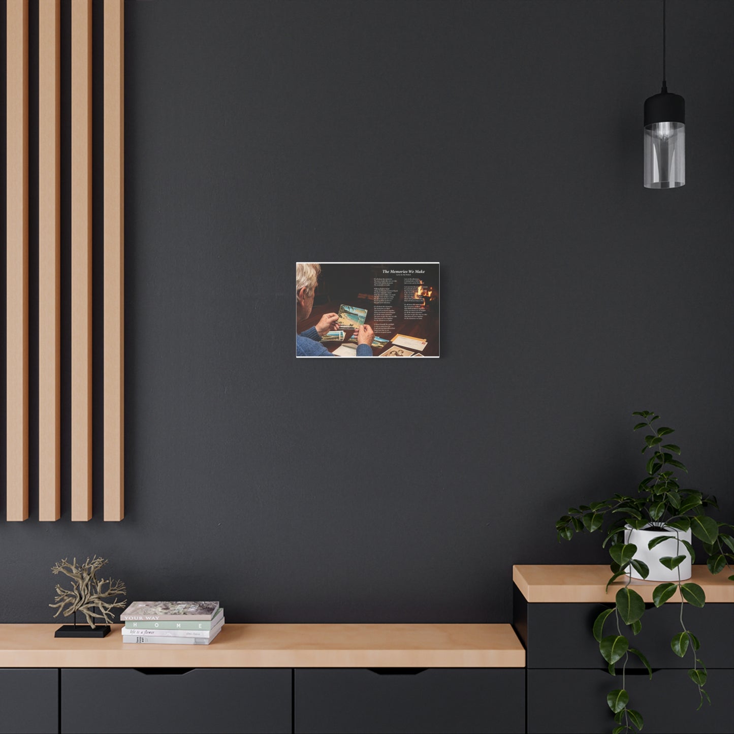 The Memories We Make — Lyric Art Print (Canvas)