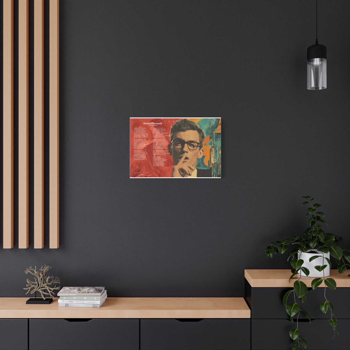 Modus Operandi — Lyric Art Print (Canvas)