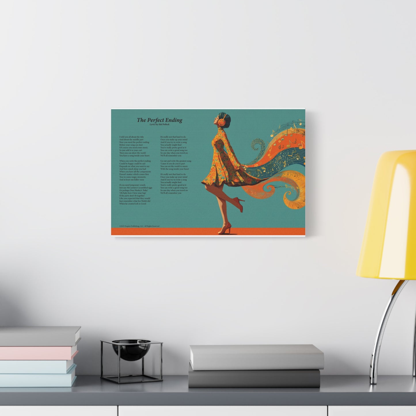 The Perfect Ending — Lyric Art Print (Canvas)