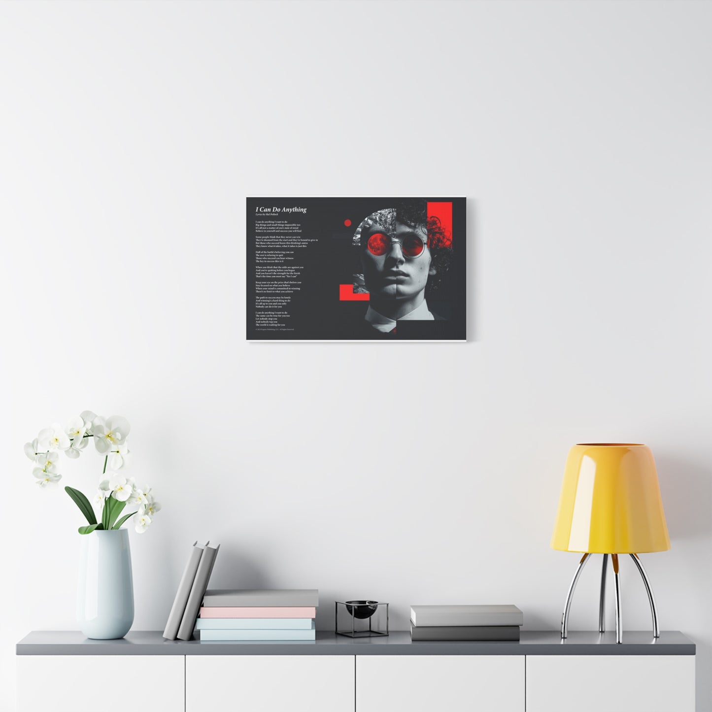 I Can Do Anything — Lyric Art Print (Canvas)