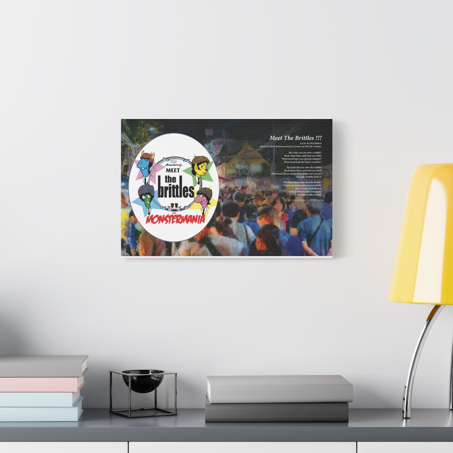 Monstermania — Lyric Art Print (Canvas)