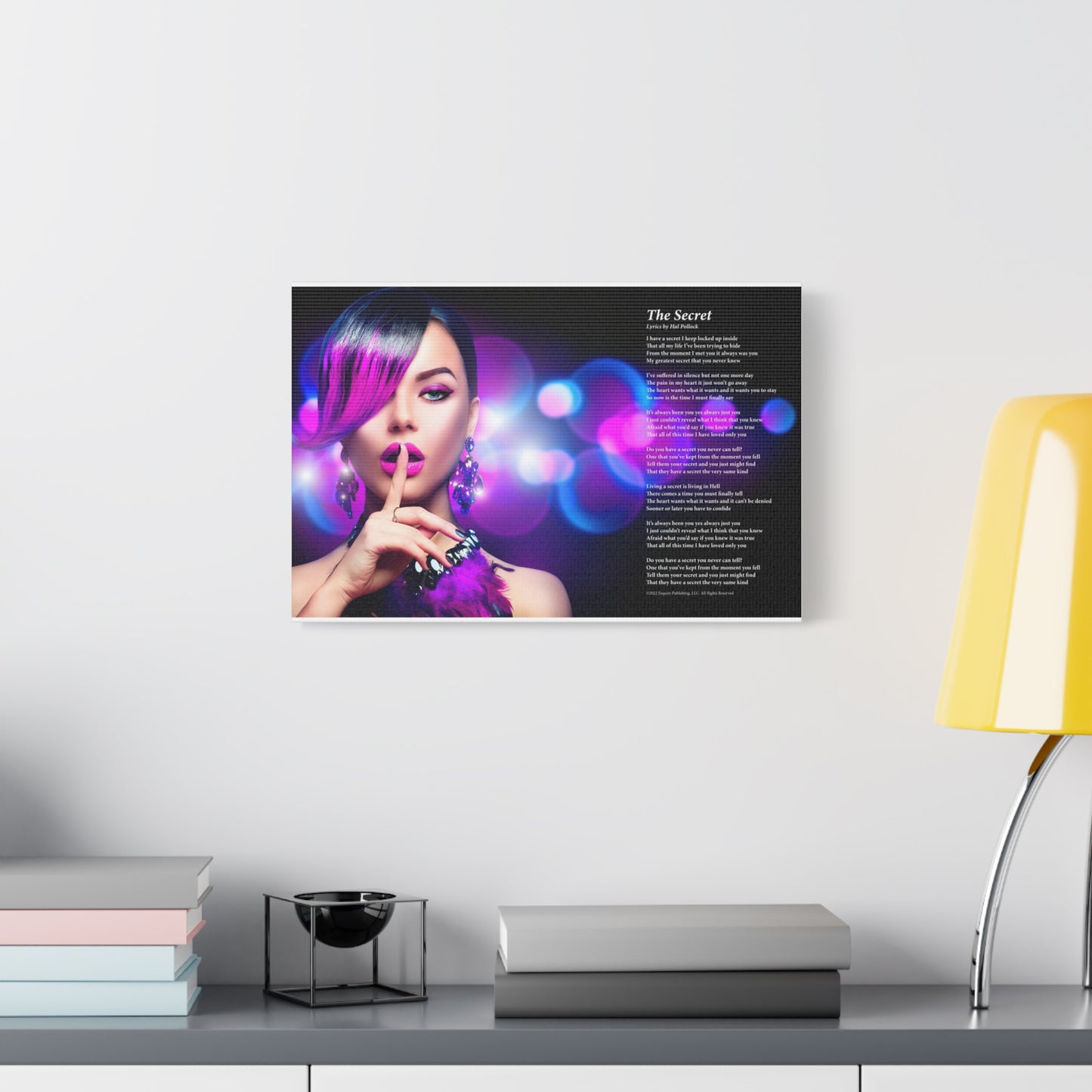 The Secret — Lyric Art Print (Canvas)